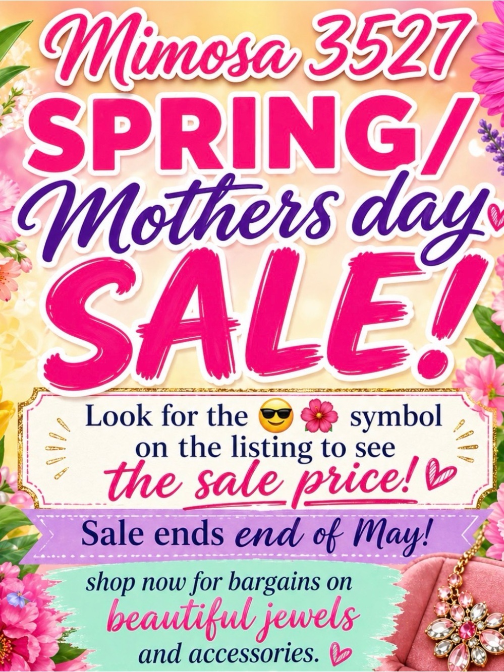 🌺😎Spring / Mother's Day Sale🌺😎